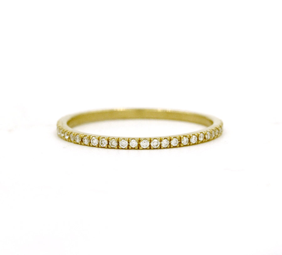 "Mini" U Diamond Pavé Band