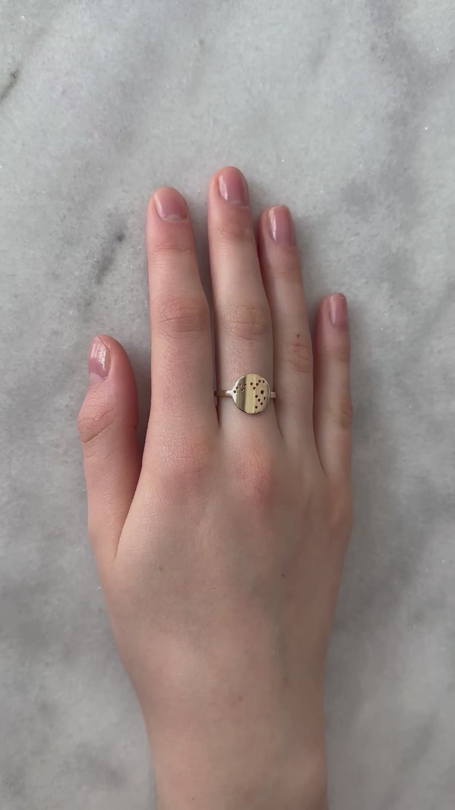 Cancer zodiac on sale constellation ring