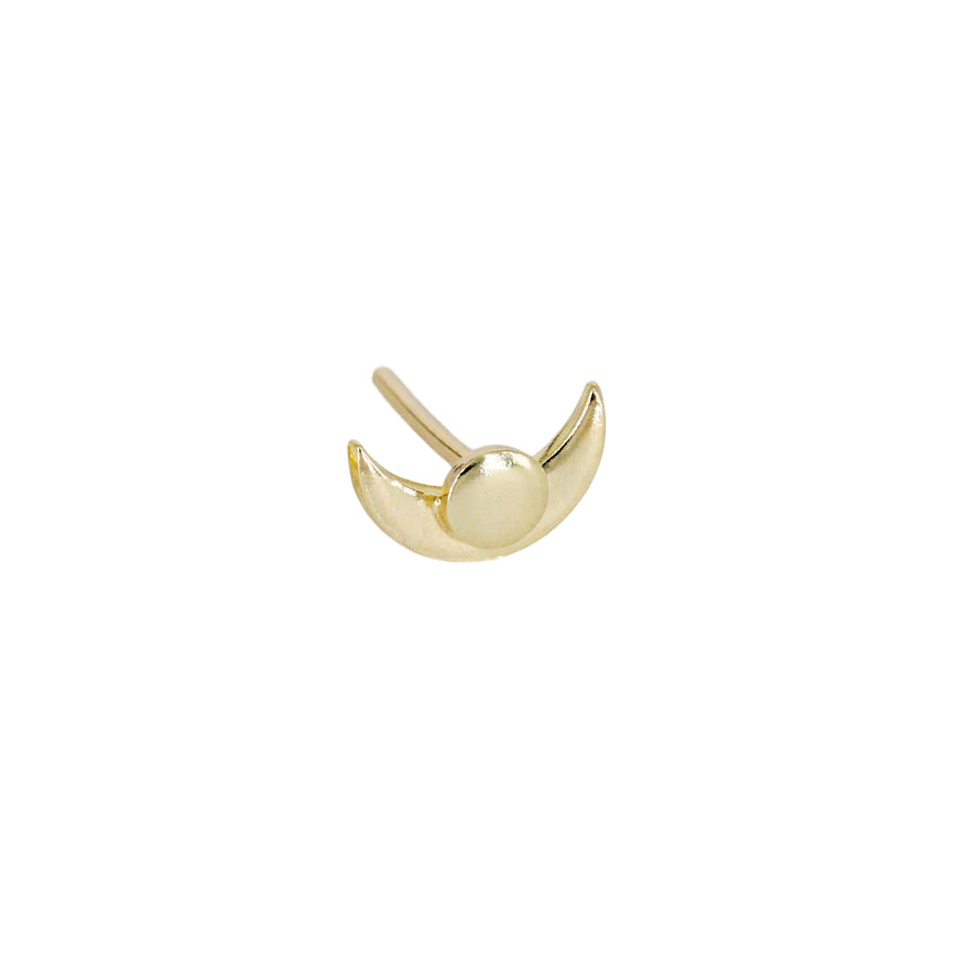 Mini Demilune Stud Earrings