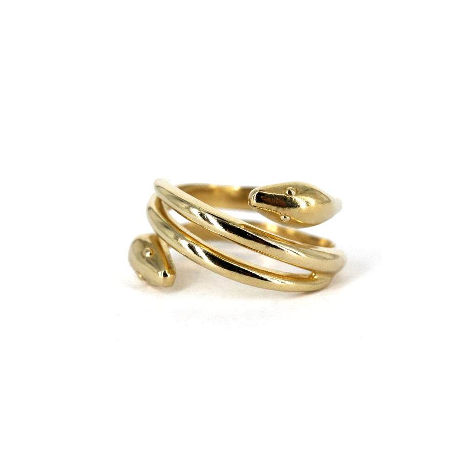 Heads / Tails Snake Ring