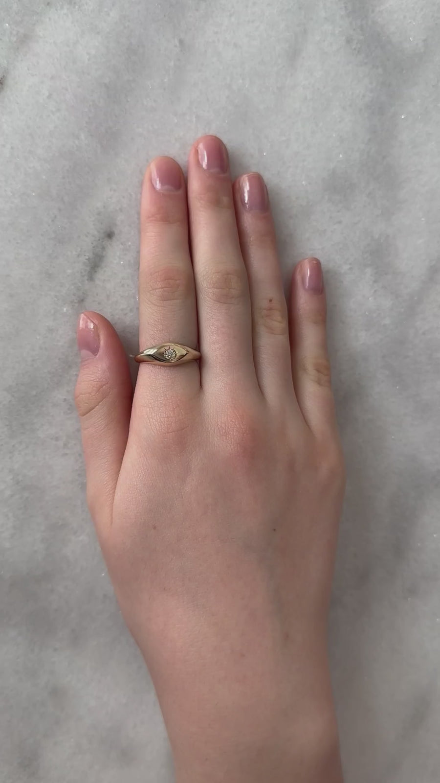 The All-Knowing Diamond Eye Ring