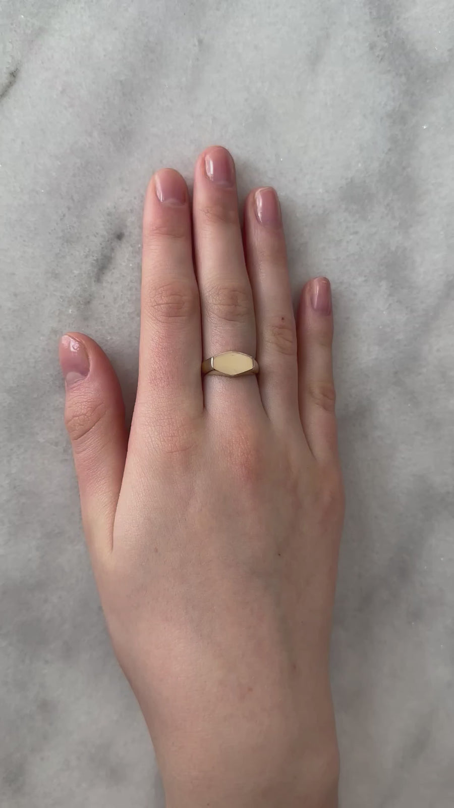 Hex Signet Ring