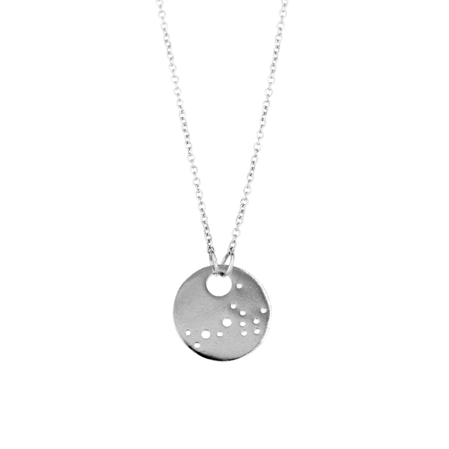 Scorpio Zodiac Constellation Necklace / Silver or 14k