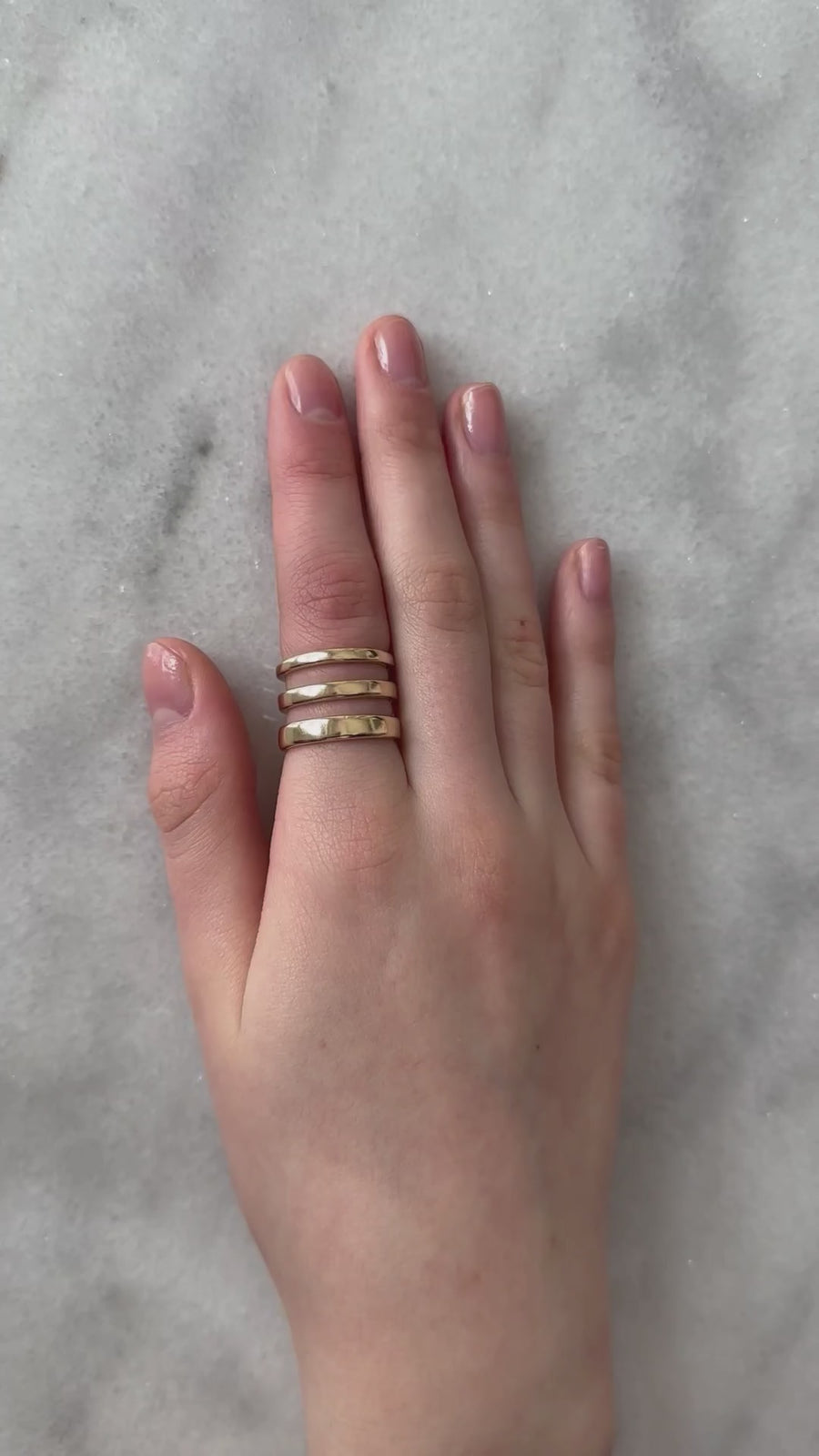 2 mm Hand Carved Flat Bright Band