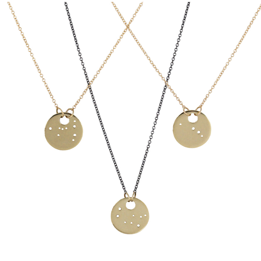 Scorpio Zodiac Constellation Necklace Silver or 14k – Julie Nolan