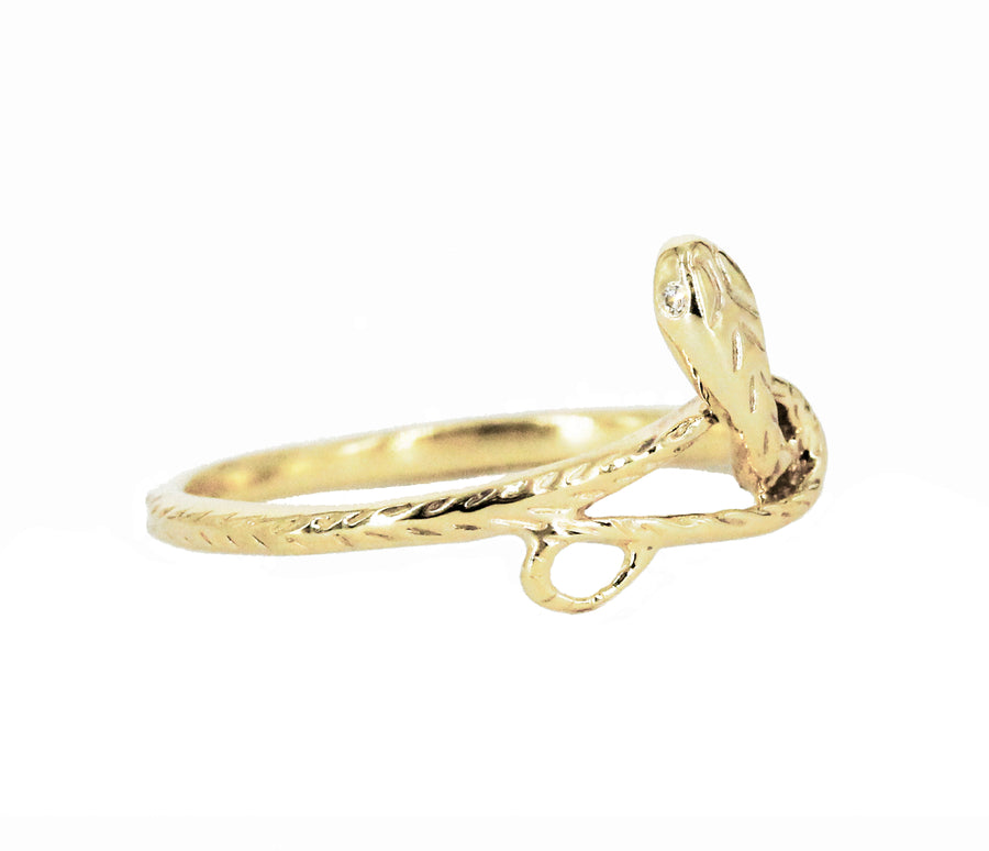 Diamond Serpent Ring