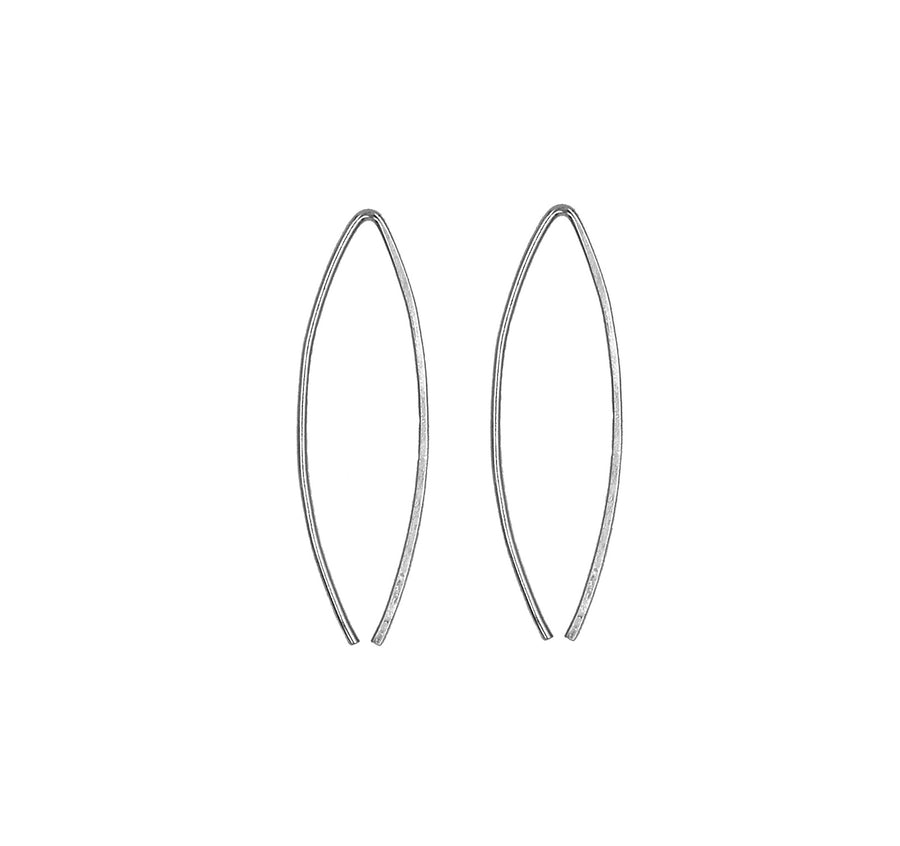 Gala Small Wishbone Threader Earrings