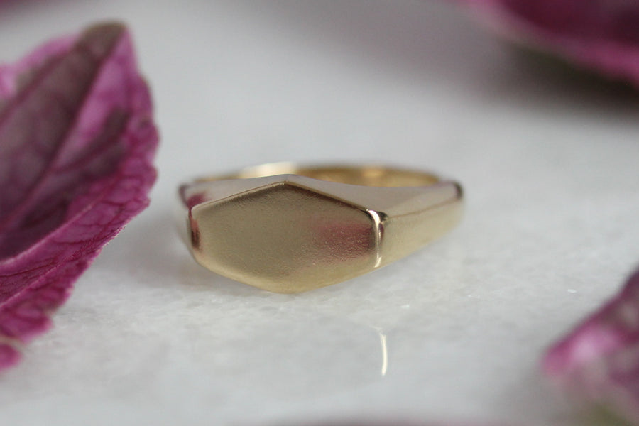 Hex Signet Ring