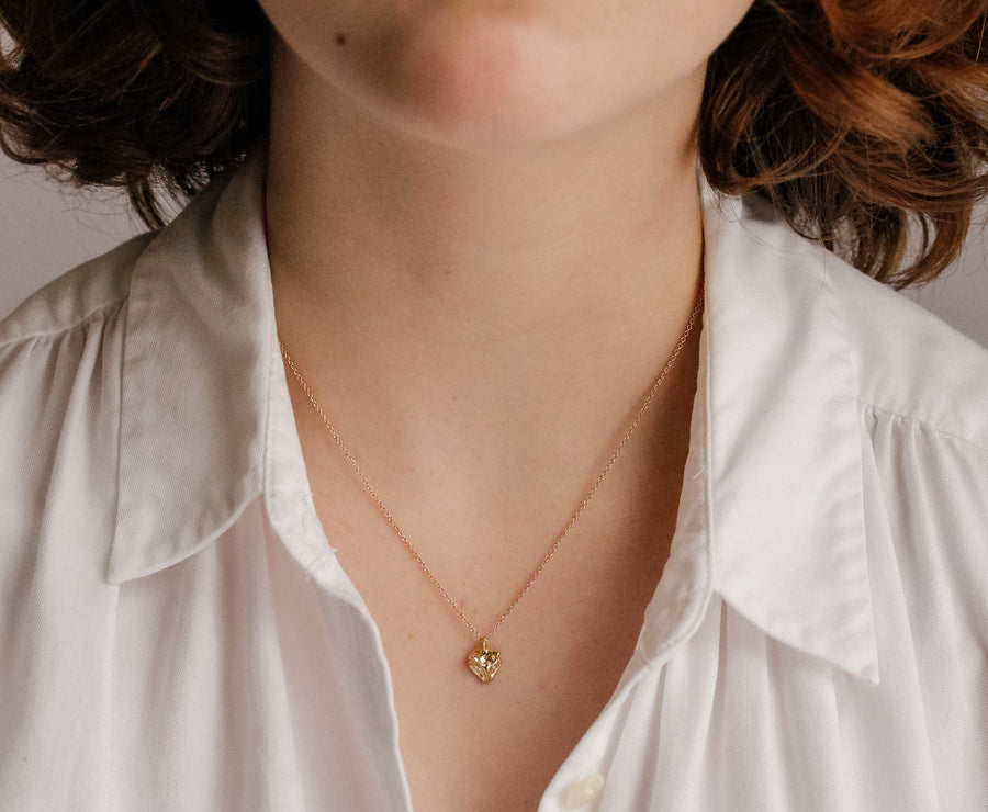 Jaguar Pendant Necklace with Diamond Eyes Julie Nolan