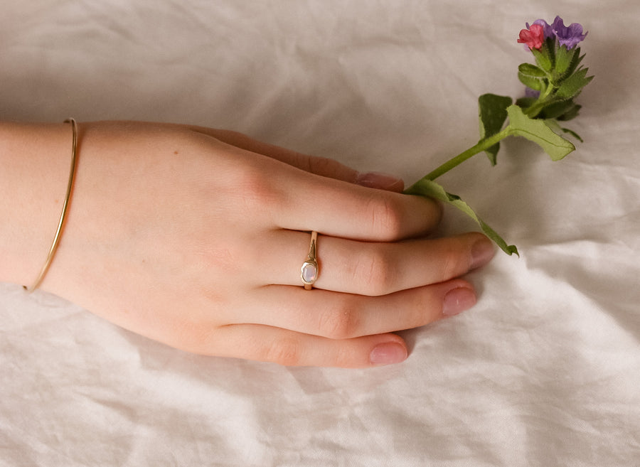 Oval Opal Ring