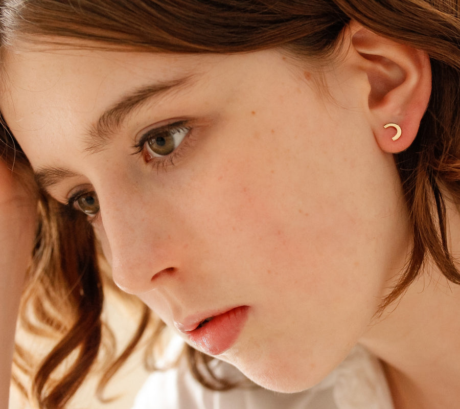 Mini Rainbow Stud Earrings