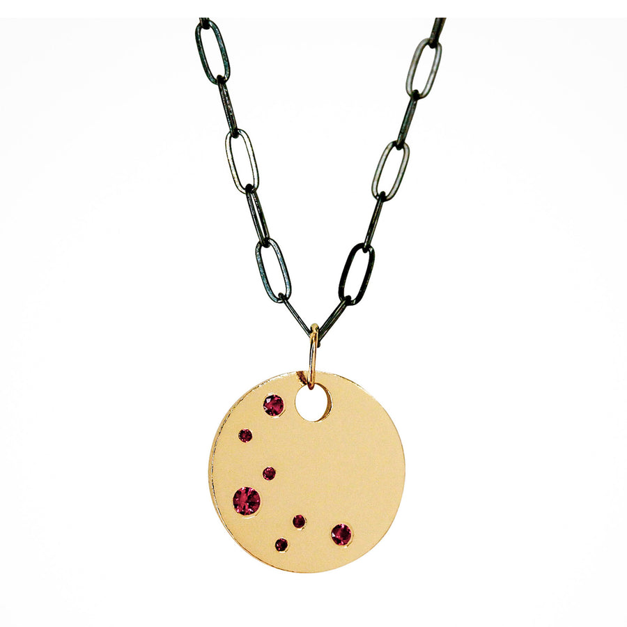 Ruby Mosaic Necklace