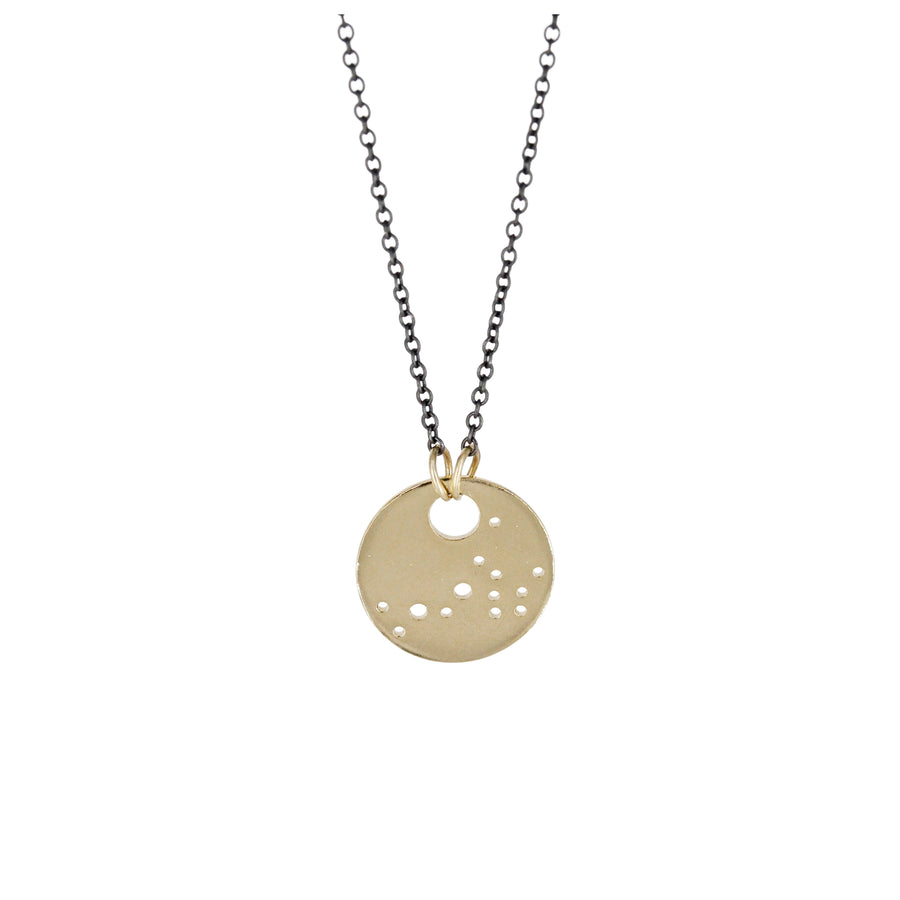 Scorpio Zodiac Constellation Necklace / Silver or 14k