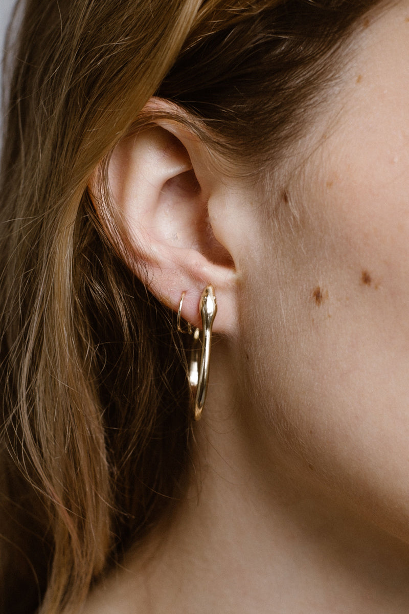 Snake Drop Earrings