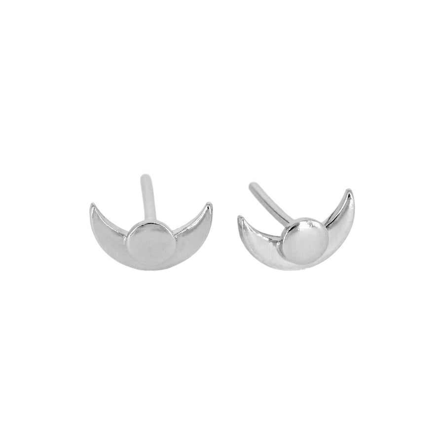 Mini Demilune Stud Earrings