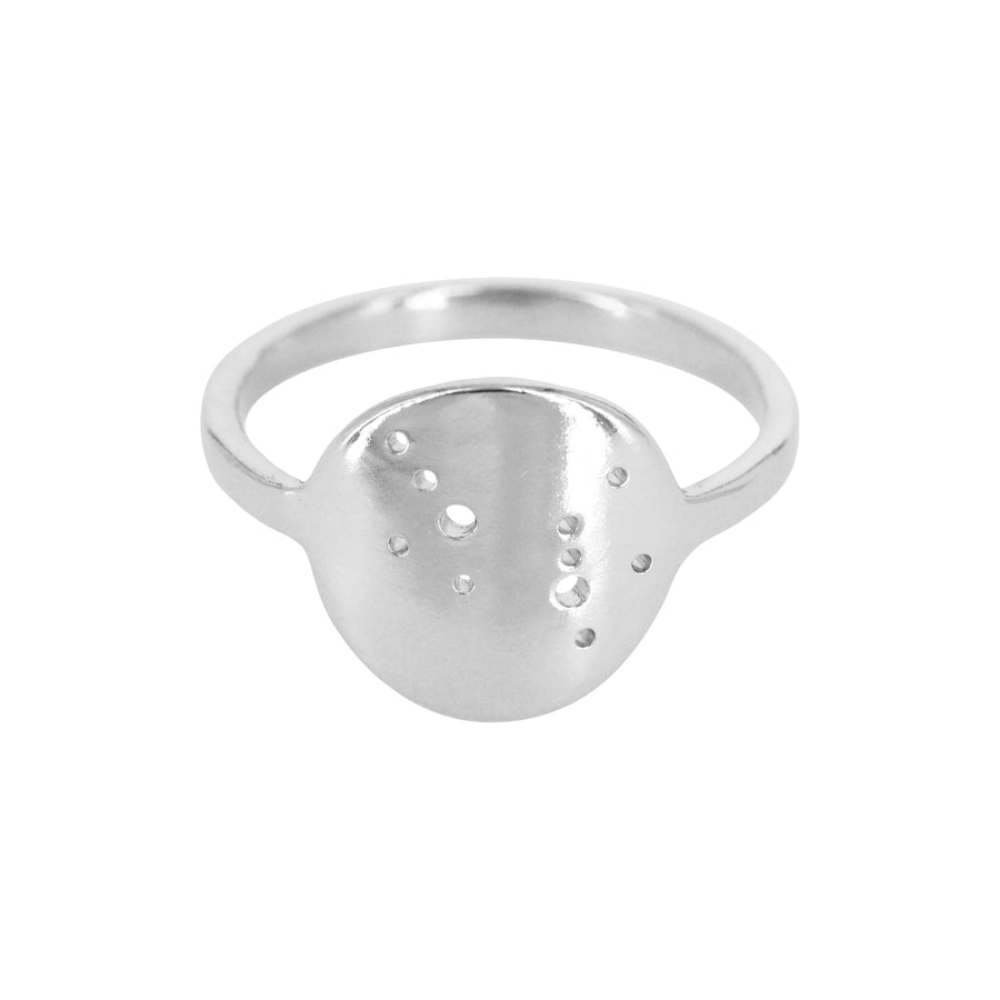 Sagittarius Zodiac Constellation Ring / Silver or 14k