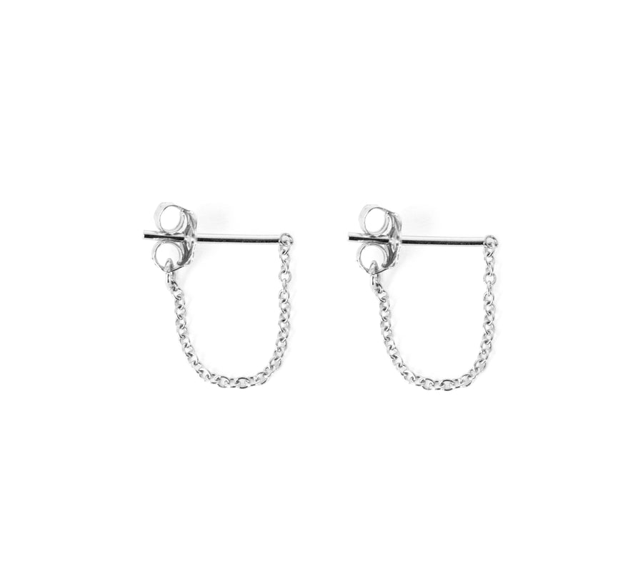 Chain Post Drop Earrings