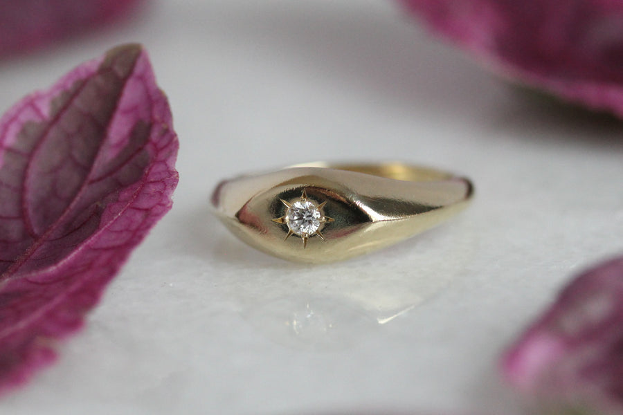 The All-Knowing Diamond Eye Ring