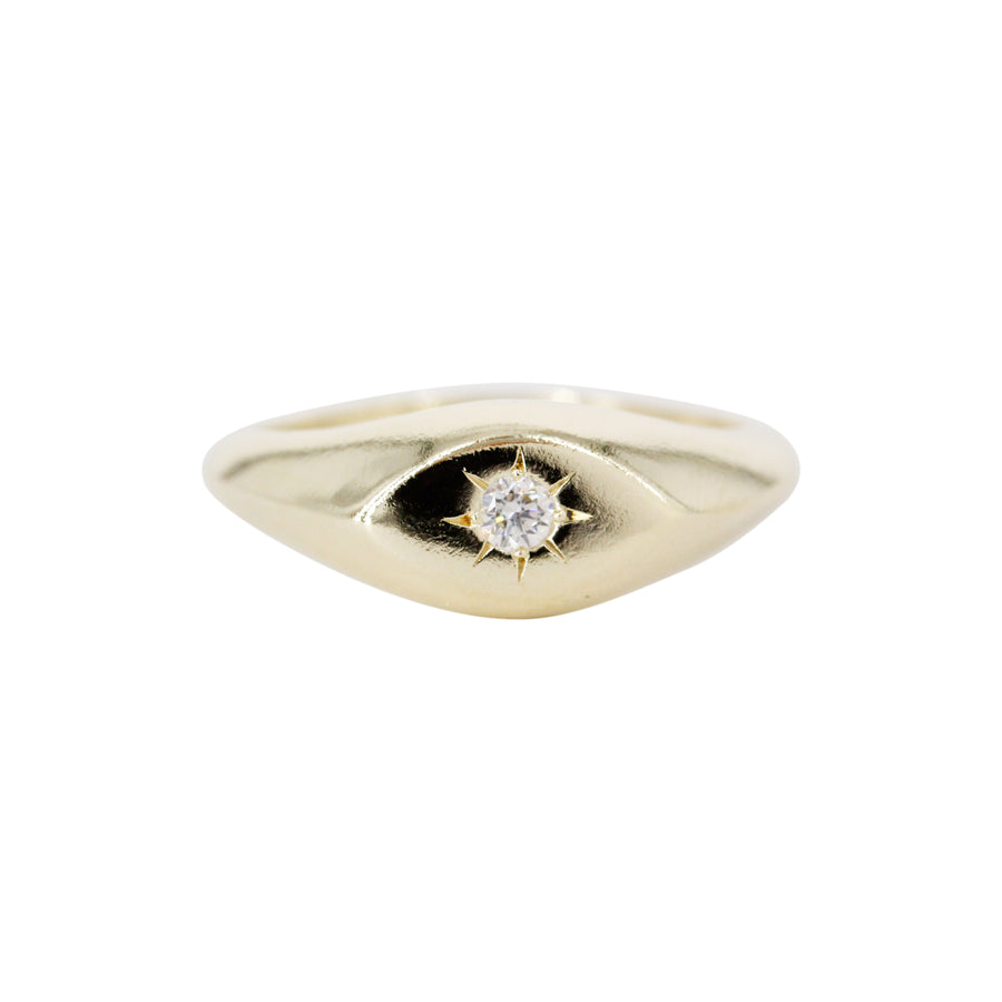 The All-Knowing Diamond Eye Ring