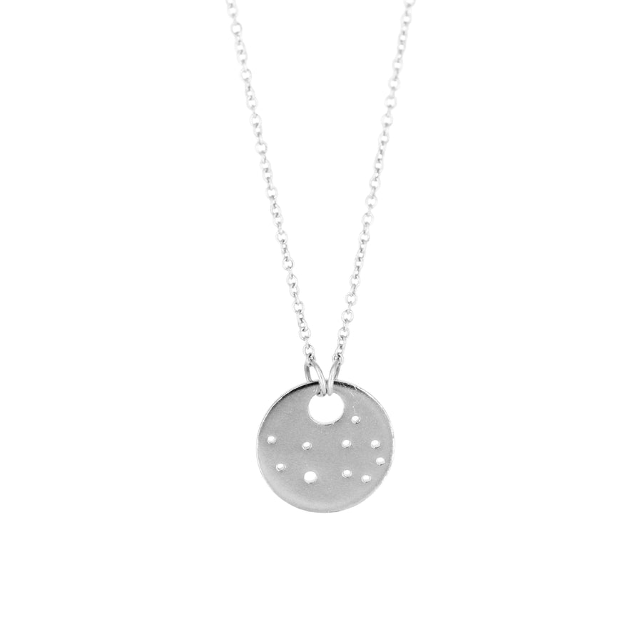 Virgo Zodiac Constellation Necklace / Silver or 14k