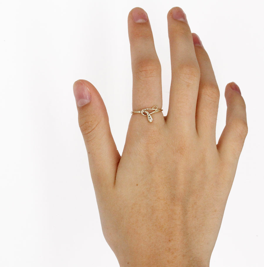 Diamond Serpent Ring