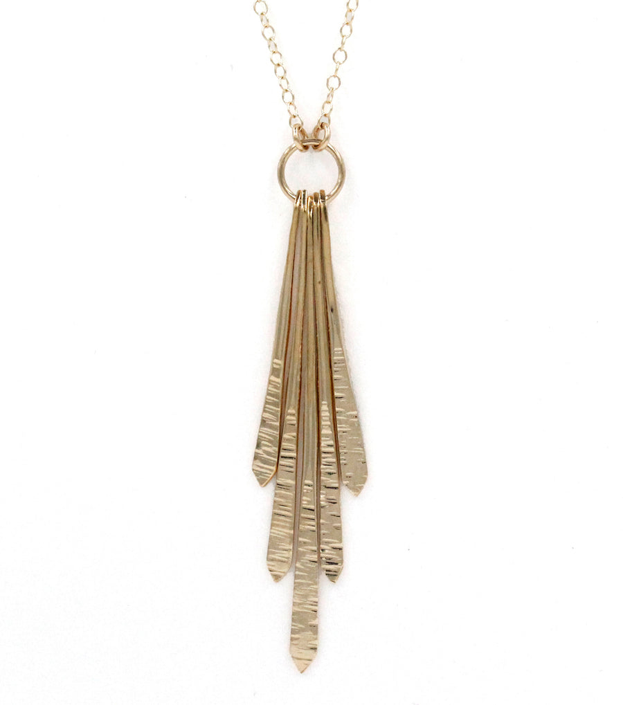 Becky Chevron "5 Points" Necklace