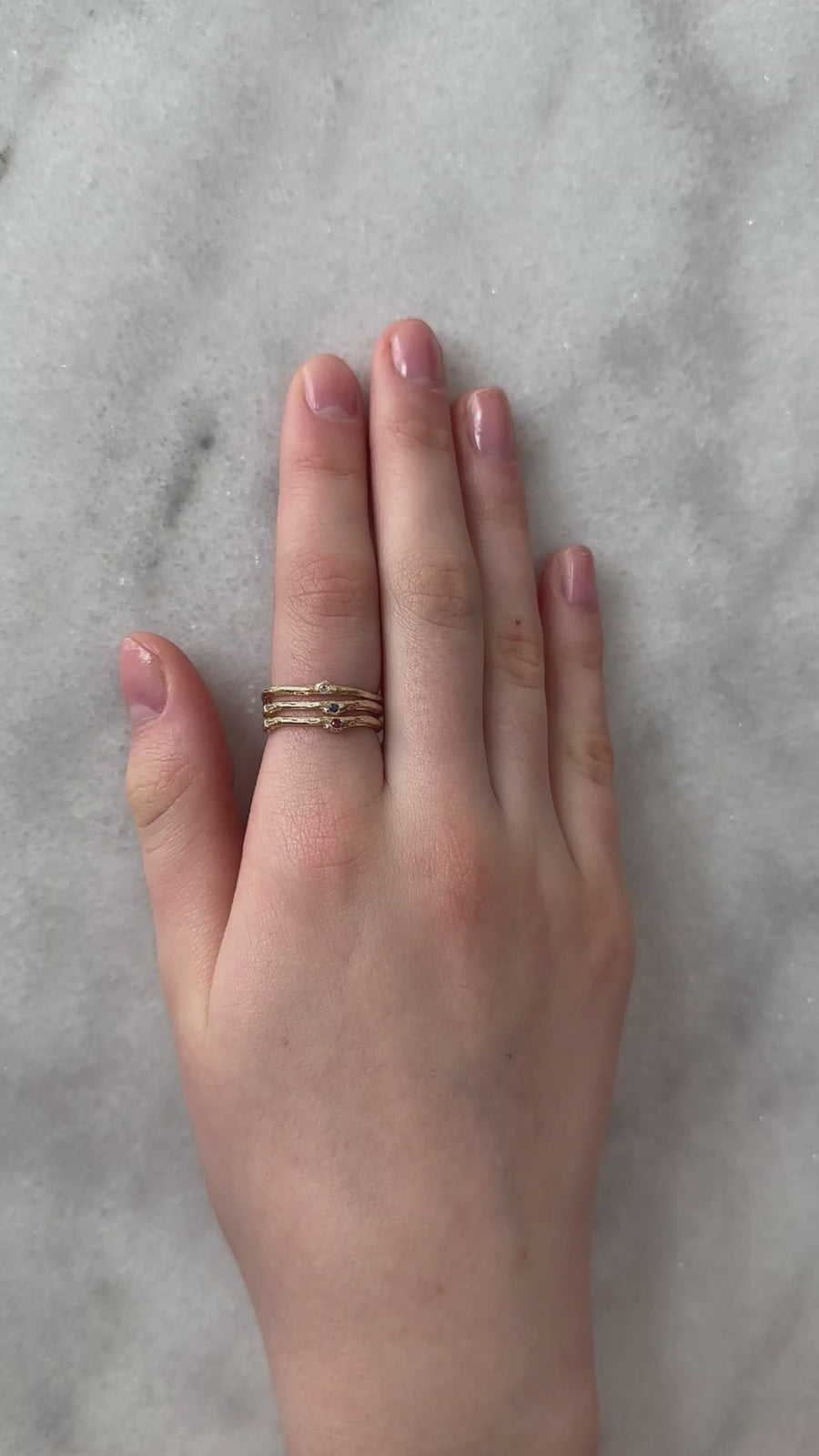 Ramita Ring with Precious Stone