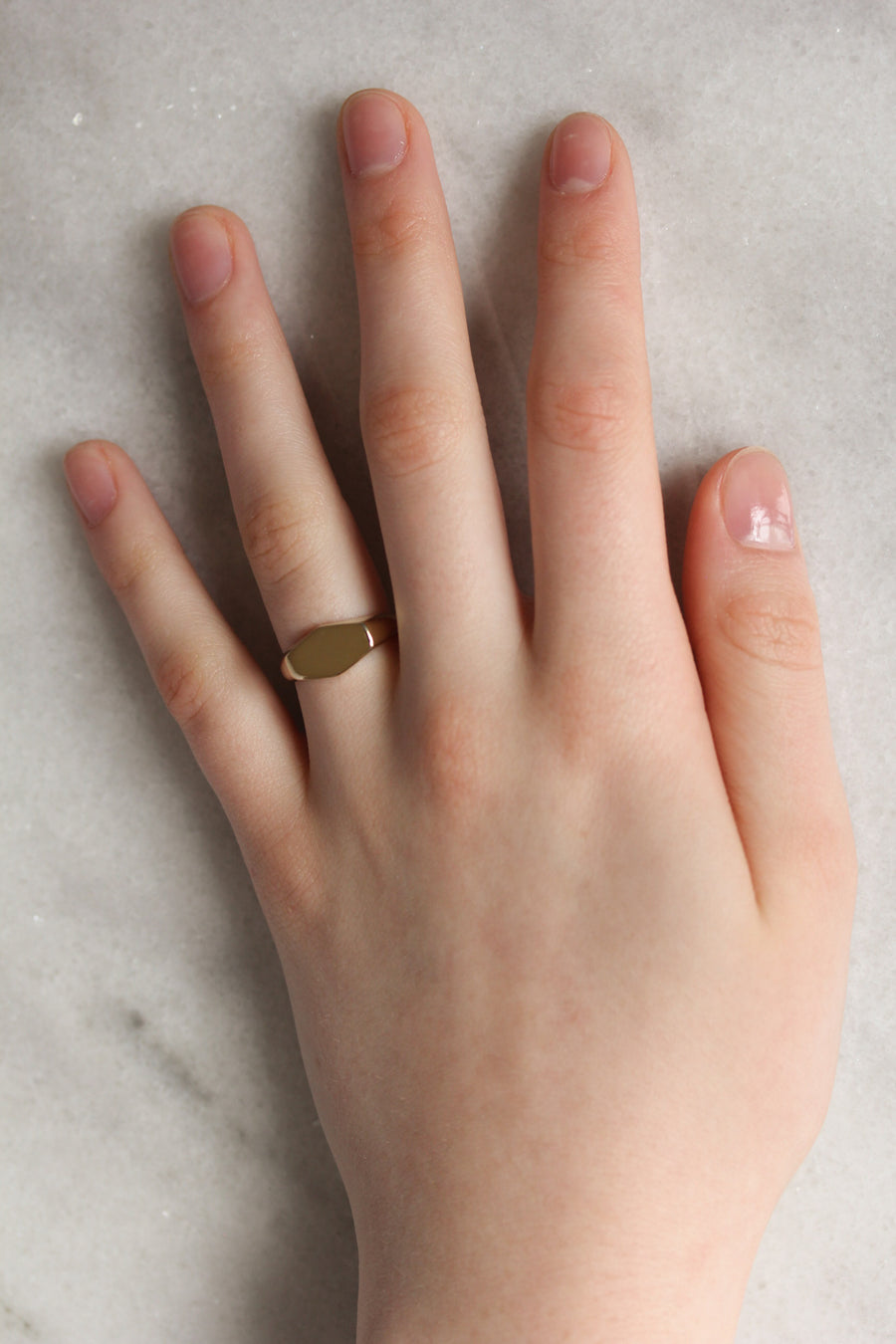 Hex Signet Ring