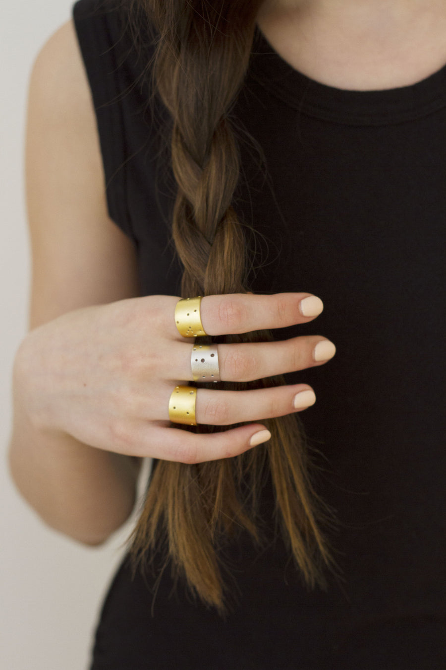 14k Gold Dipped Zodiac Constellation Rings, All 12 Signs: Aries through Pisces
