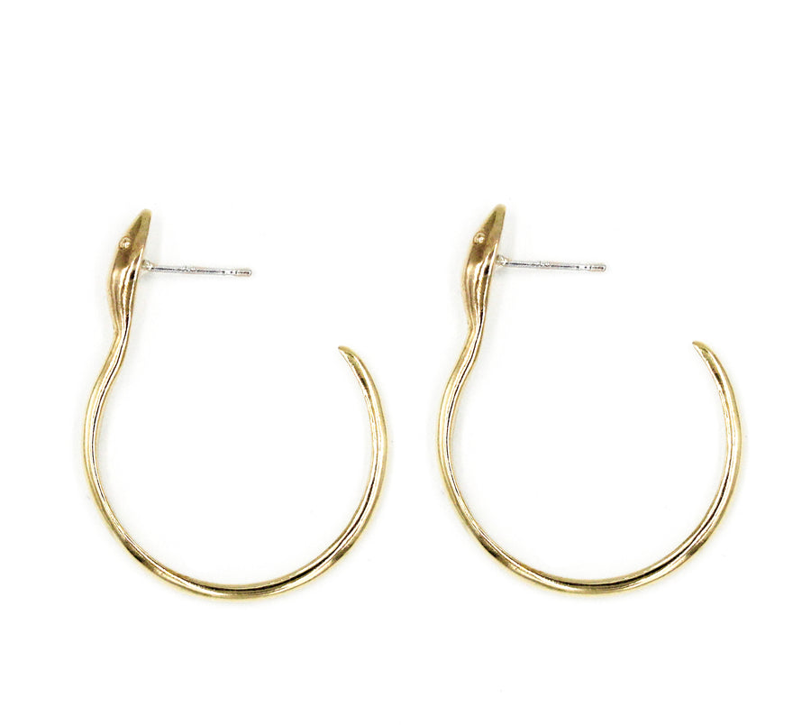 Snake Drop Earrings